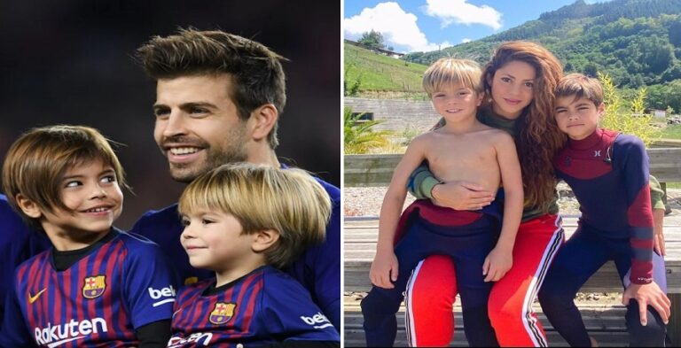 Shakira y Piqué se juntan por sus hijos