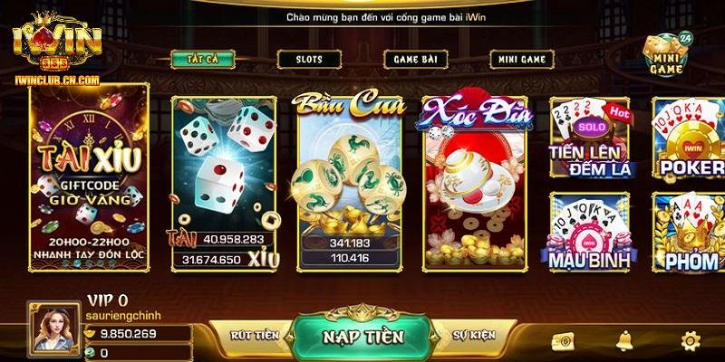 Top những tựa game IWIN được đánh giá cao hiện nay Top những tựa game IWIN được đánh giá cao hiện nay